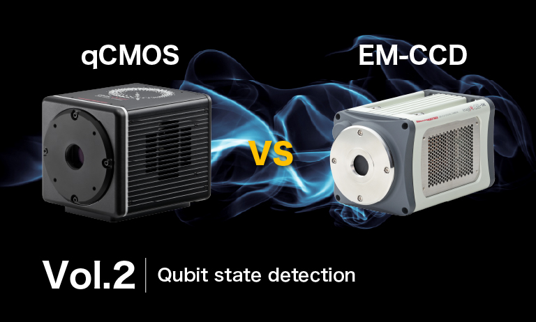 qCMOS camera vs. EM-CCD camera vol.2 – Qubit state detection